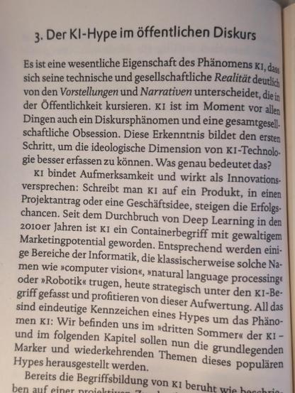 Seite 52 des Reclambändchens mit dem Anfang von Kapitel 3: „Der KI-Hype im öffentlichen Diskurs“